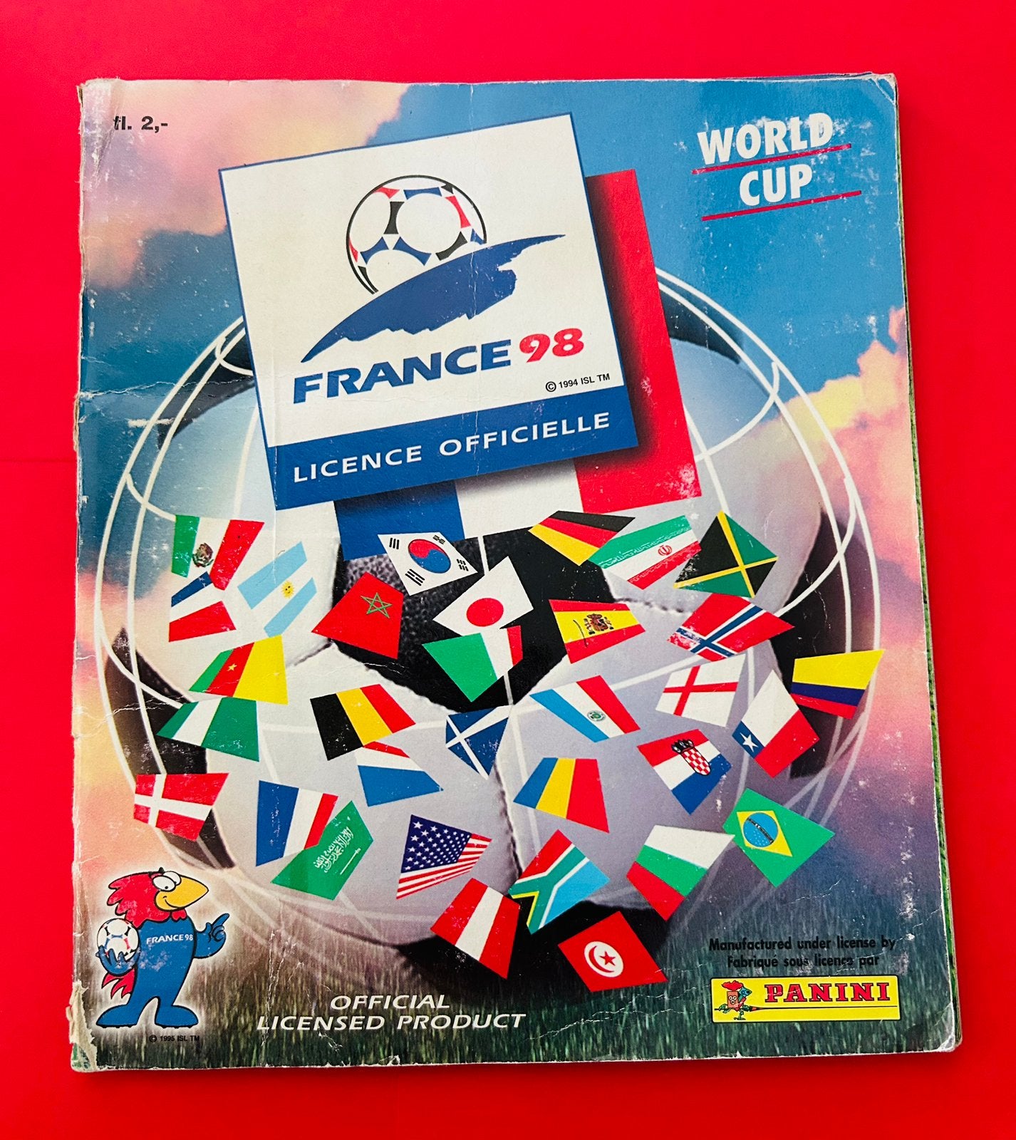 PANINI 98 France World Cup - WK 1998 - compleet, Ophalen of Verzenden, Gebruikt, Buitenlandse clubs, Poster, Plaatje of Sticker