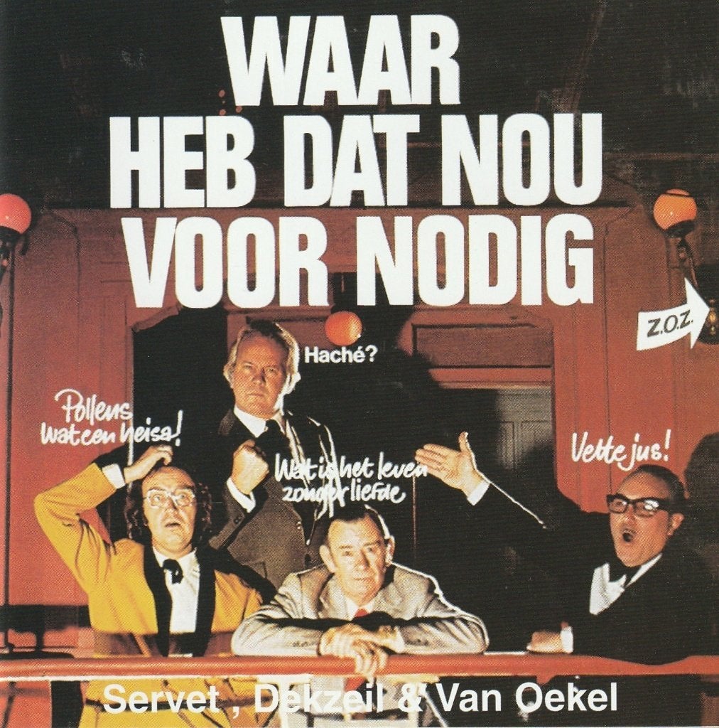 Barend Servet, Sjef van Oekel & Gerrit Dekzeil - Waar Heb Da, Cd's en Dvd's, Ophalen of Verzenden, Zo goed als nieuw, Levenslied of Smartlap