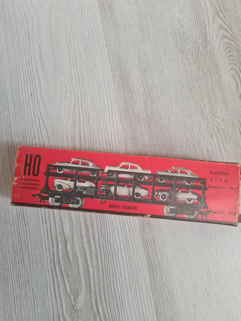 Jouef autotransport wagon  in OVP, Ophalen of Verzenden, Minder dan 150 ampère, Overige typen