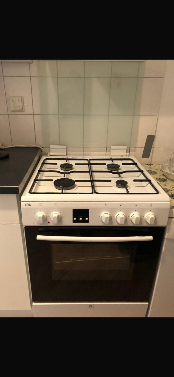 Te koop gasfornuis, Witgoed en Apparatuur, Fornuizen, Zo goed als nieuw, Gas, Vrijstaand, 4 kookzones