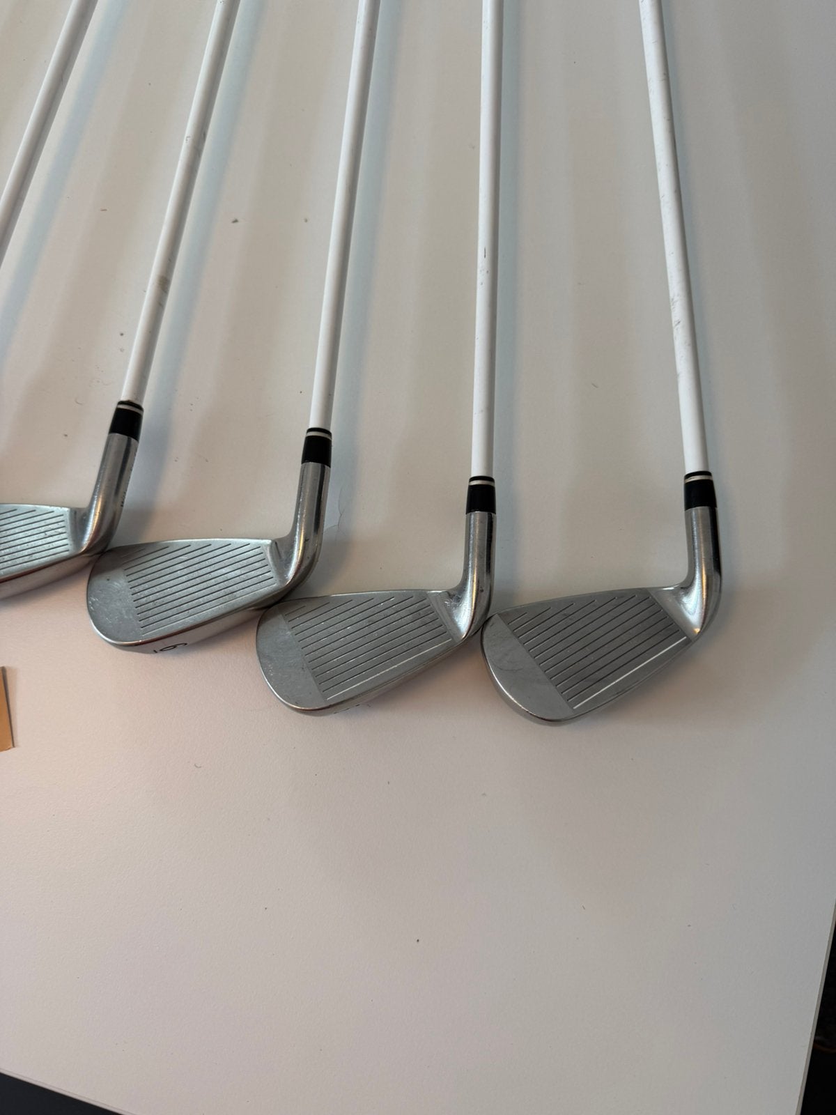 Wilson D100 ijzerset PW-4 - +0,75 - testen ok! r flex 6S1526, Overige merken, Set, Gebruikt, -