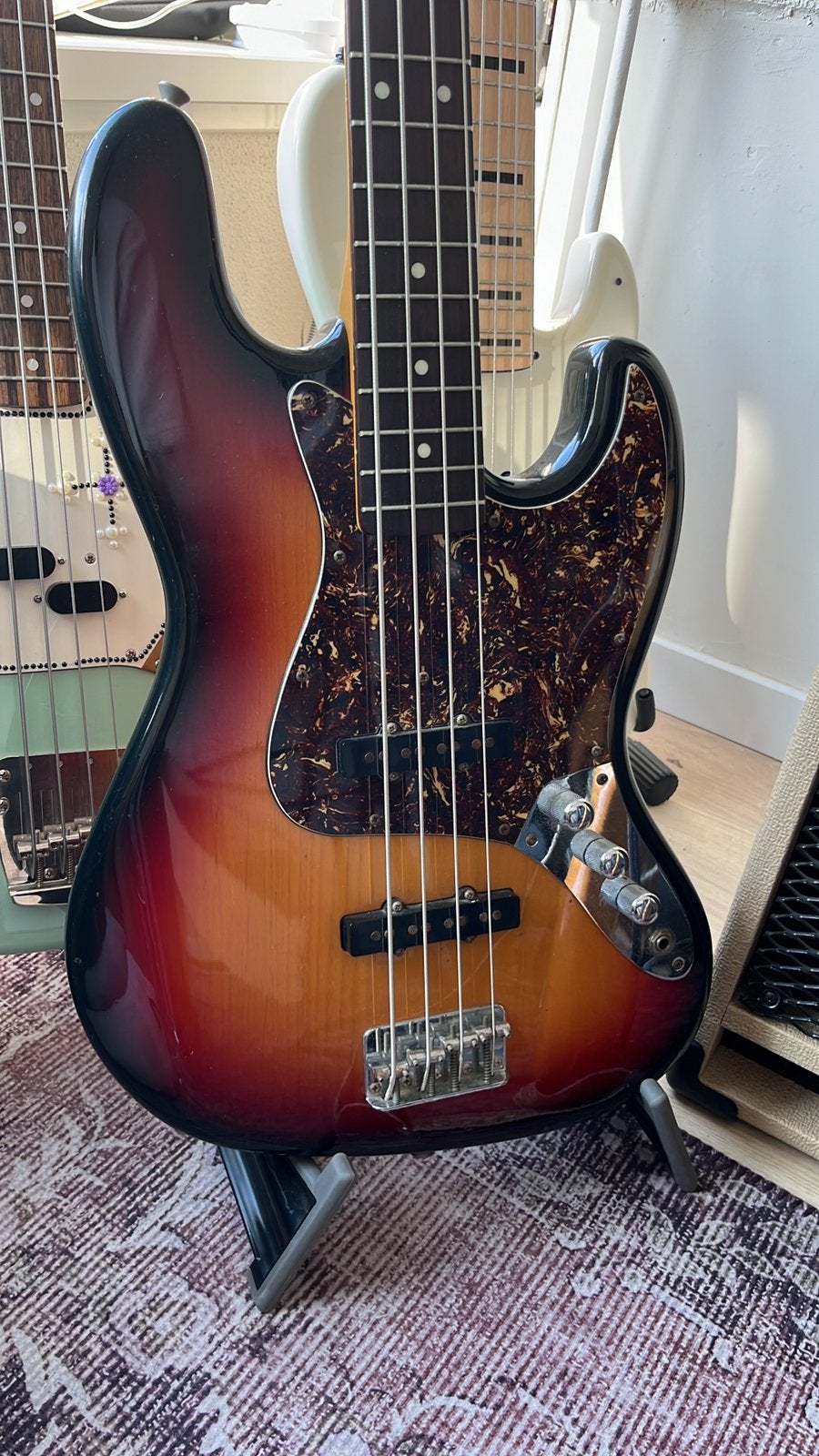 Fernandes Jazzbass 1987, Ophalen of Verzenden, Gebruikt, Elektrisch