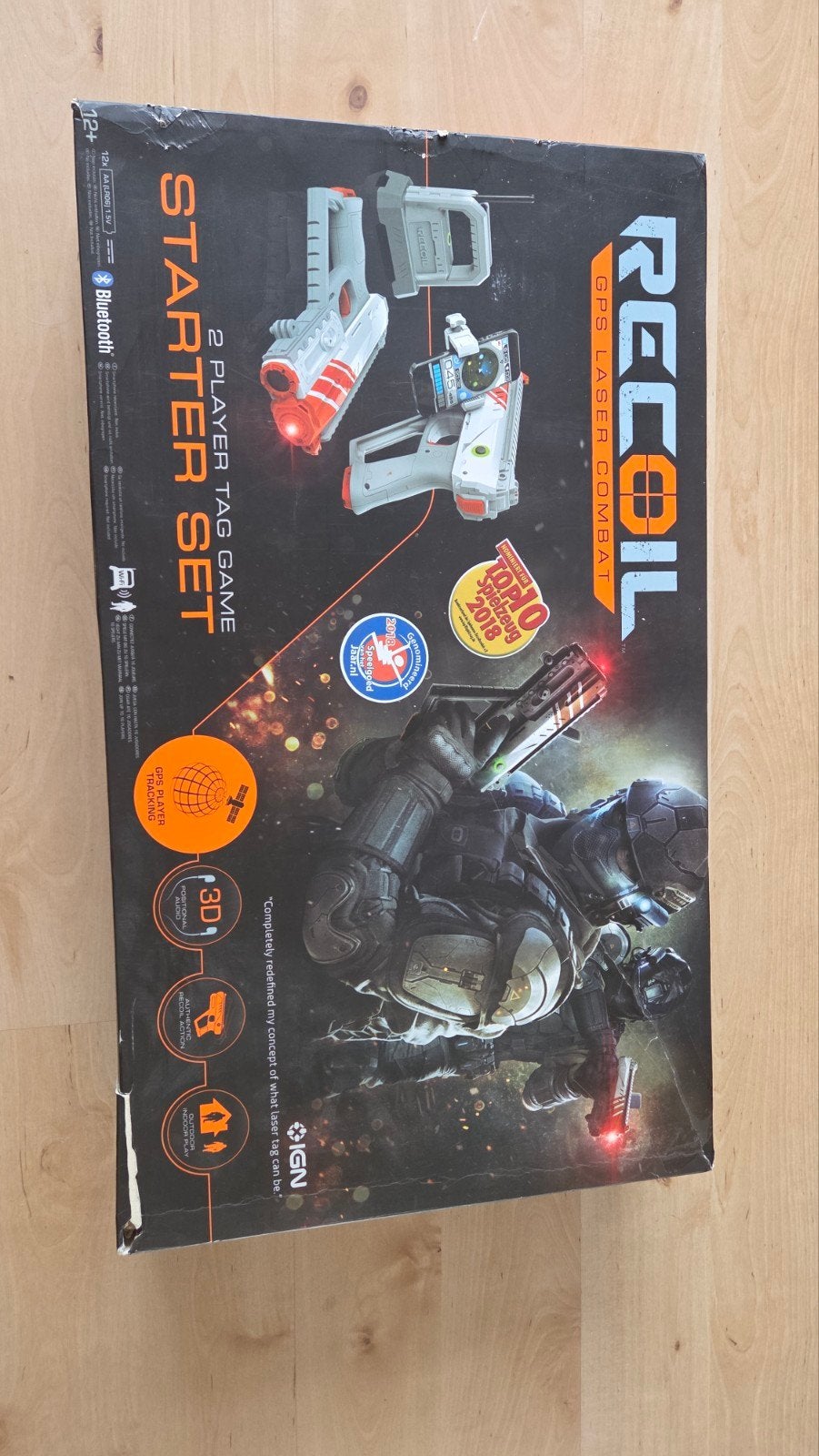 RECOIL GPS Laser Combat Starter Set - 2 Spelers, Ophalen of Verzenden, Zo goed als nieuw, Jongen of Meisje