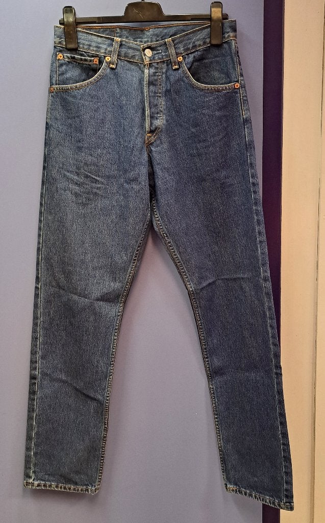 Levi's Levis jeans medium blauw model 522 W30 L36 nr 47826, Blauw, ., W32 (confectie 46) of kleiner, Ophalen of Verzenden