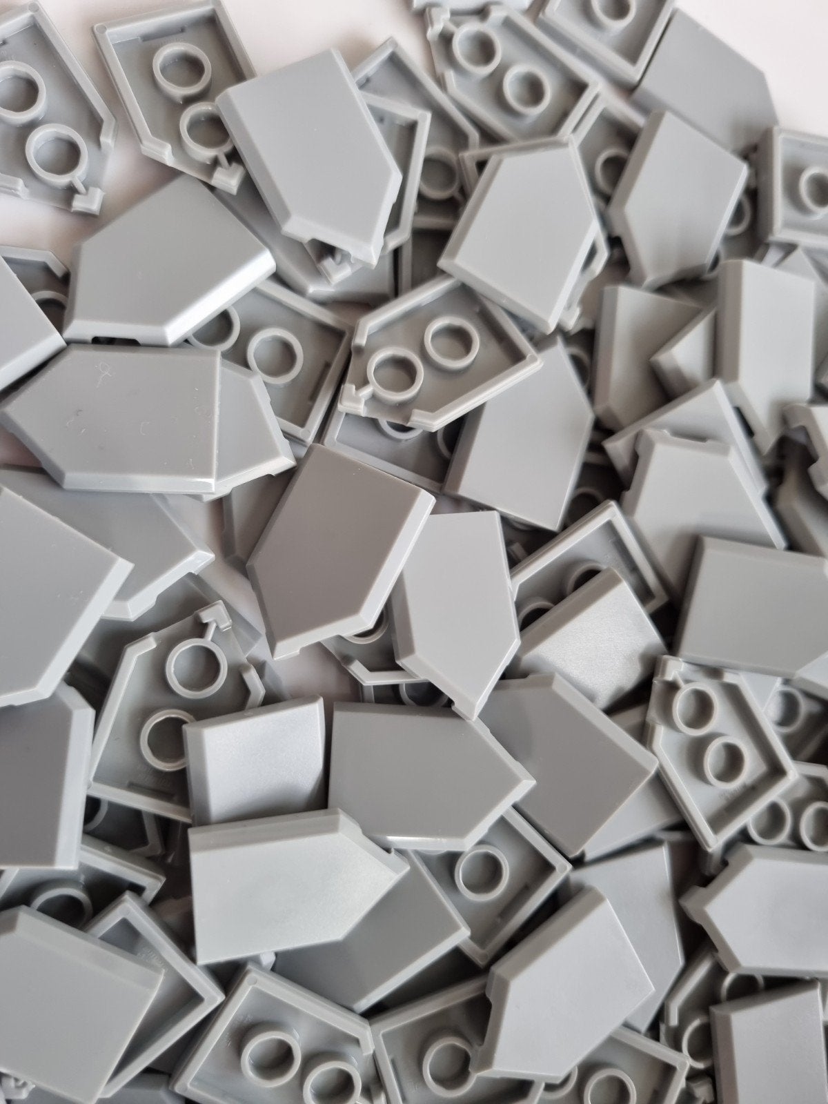 100 nieuwe lego tegels 2x3 in punt lbg / licht grijs 35341, Ophalen, Overige thema's, Lego, Nieuw