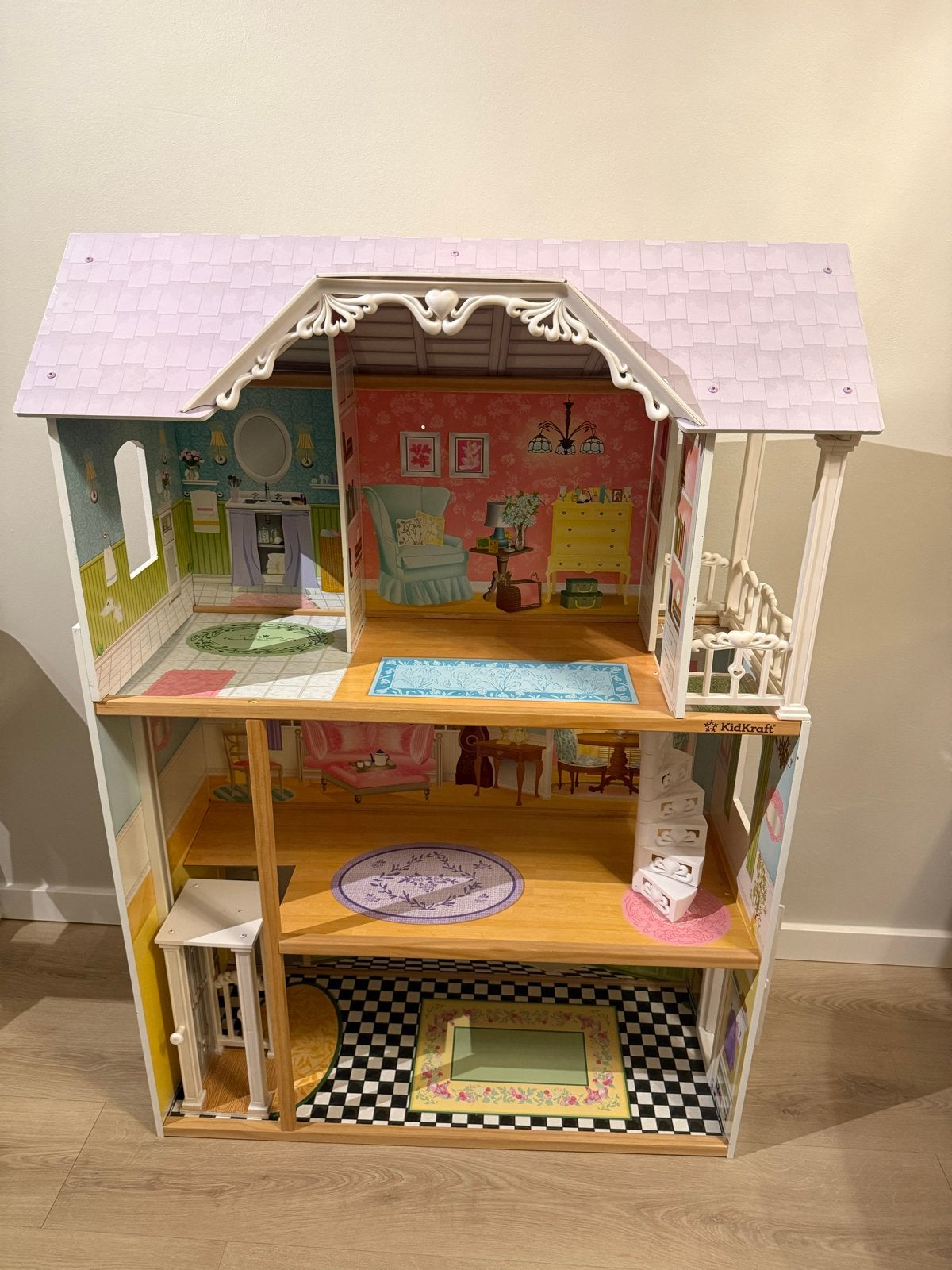 KidKraft Poppenhuis, Ophalen, Zo goed als nieuw, Poppenhuis