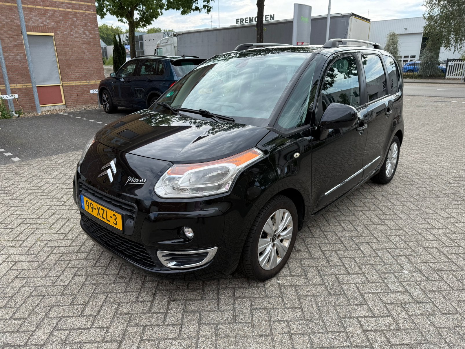 Citroën C3 Picasso 1.6 VTI 2012 Zwart, Auto's, Voorwielaandrijving, Stof, Zwart, 4 cilinders