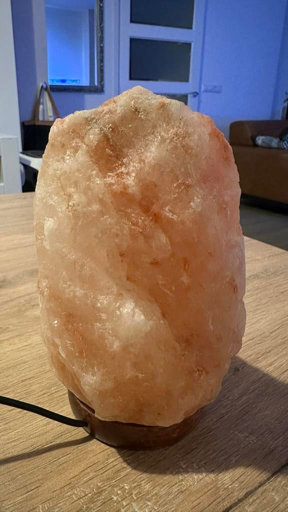 Zoutlampje - Sfeervolle Himalaya Zoutlamp, Ophalen of Verzenden, Gebruikt