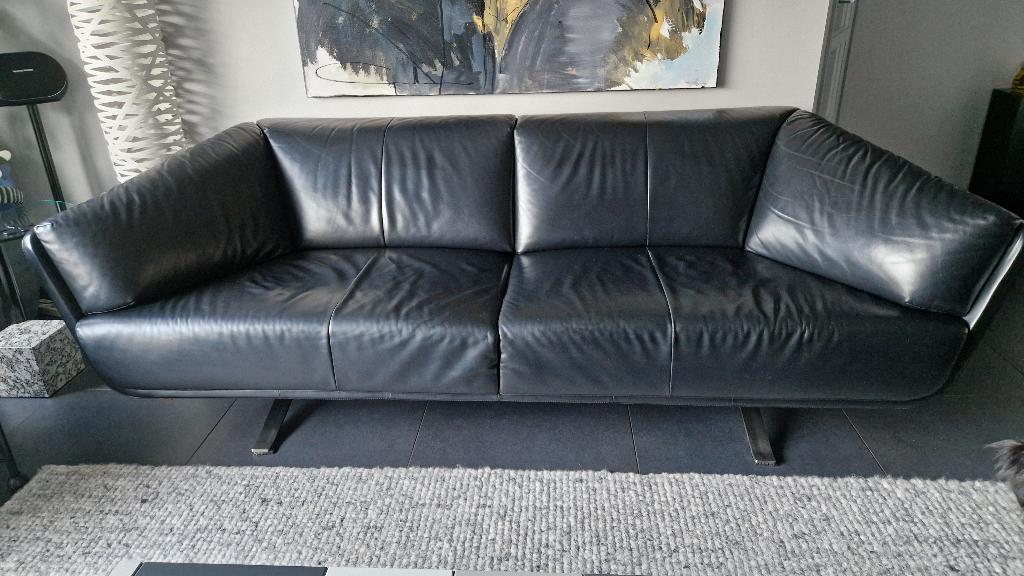 Montis Gino zitbank, Ophalen, Gebruikt, Minder dan 75 cm, Leer