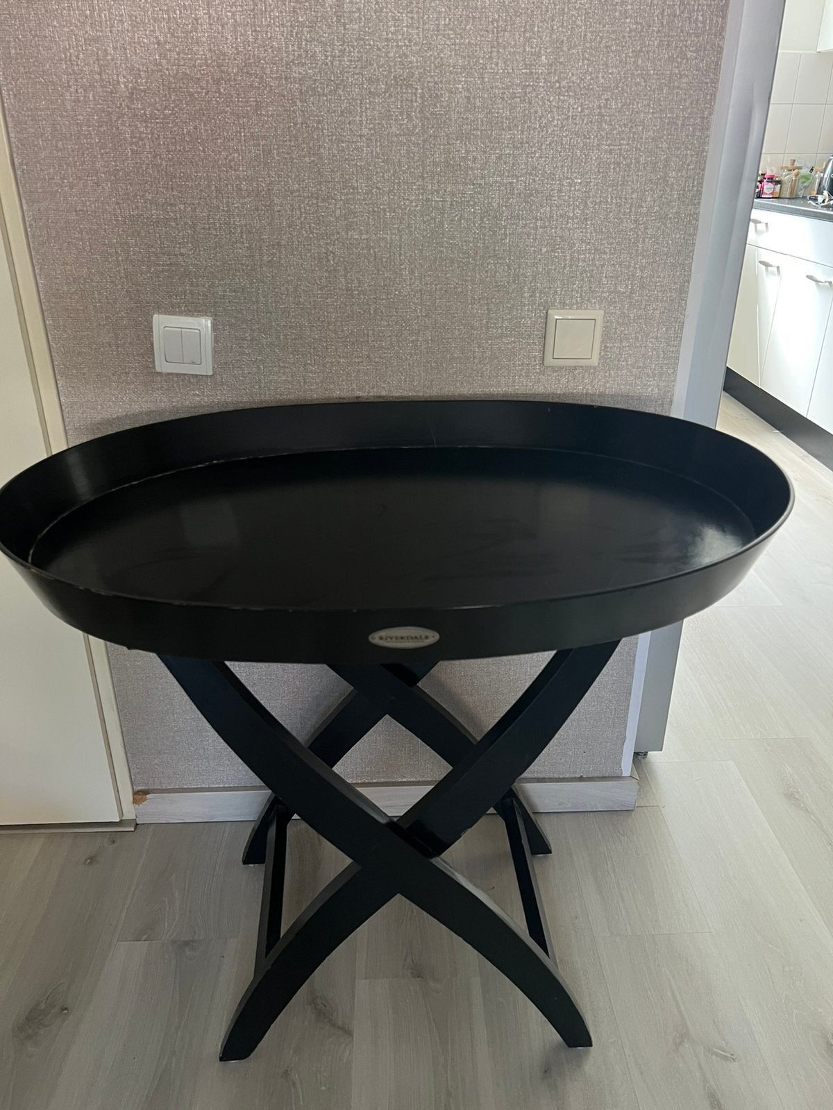 Bijzet tafel van Riverdale, Huis en Inrichting, 50 tot 100 cm, Rond, Ophalen of Verzenden, Zo goed als nieuw