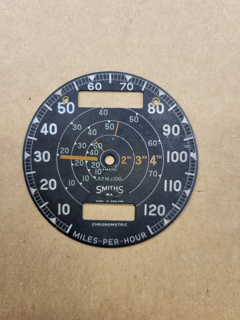 Smiths wijzerplaat chronometrische mijlenteller, origineel., Motoren, Ophalen of Verzenden, Gebruikt