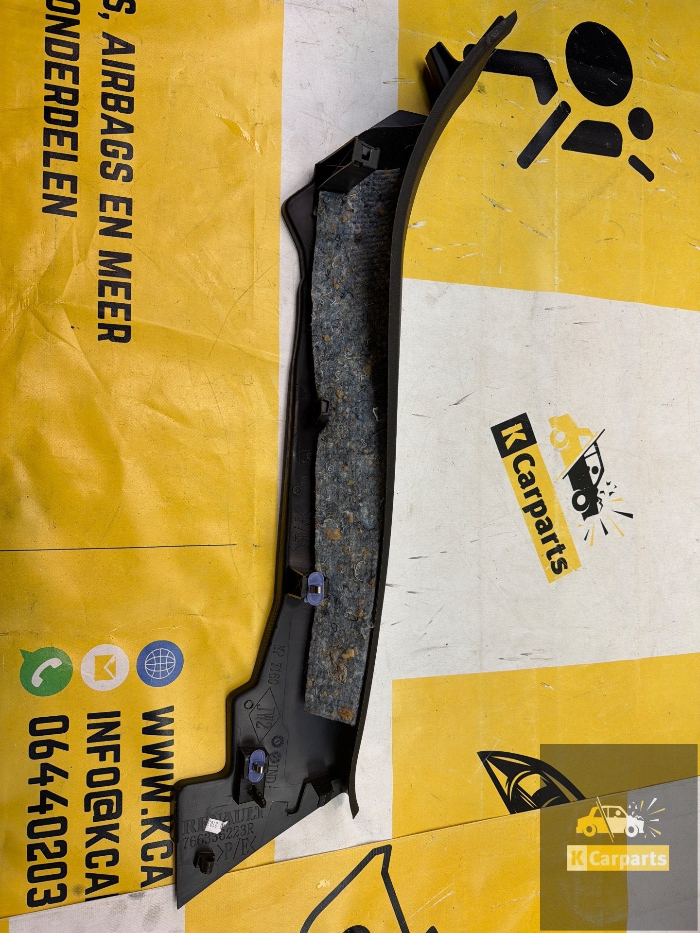 Interieurafwerking linker achterbak Renault Talisman 7663362, Auto-onderdelen, Interieur en Bekleding, Renault Group, Gebruikt