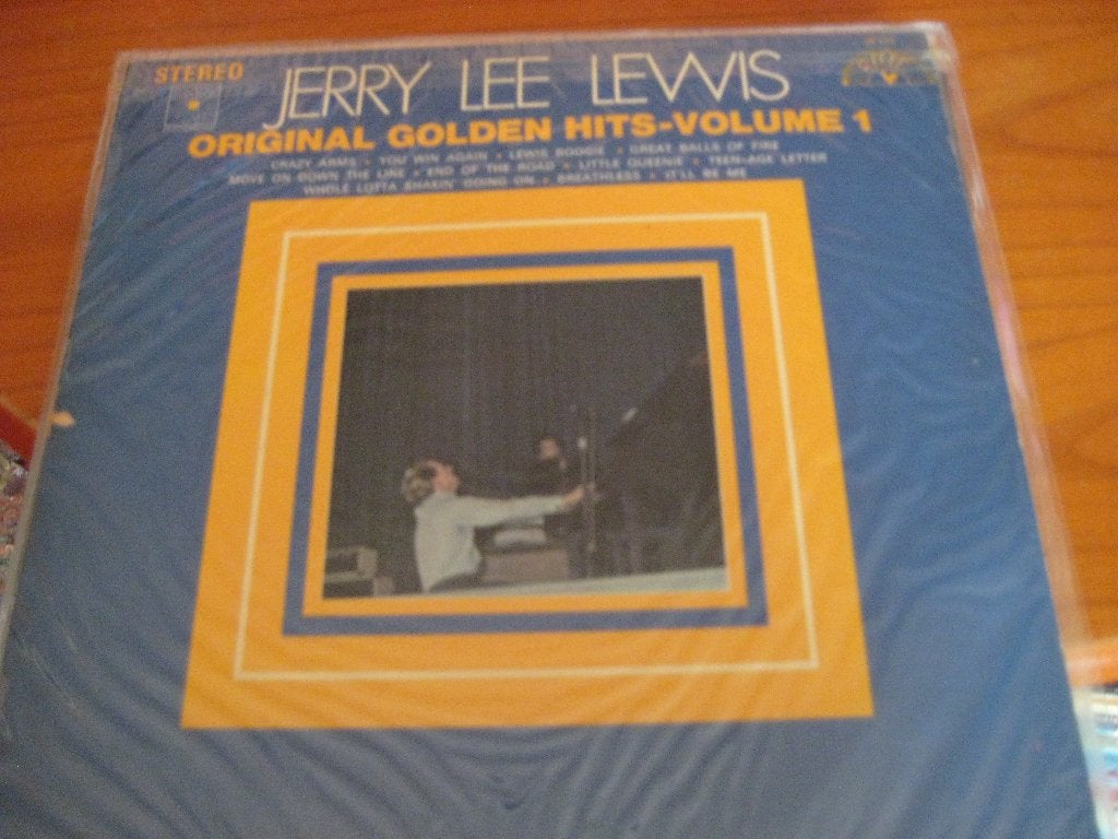 LP, Jerry Lee Lewis: Original Golden Hits, Vol. 1, Cd's en Dvd's, Ophalen of Verzenden, Zo goed als nieuw, LP