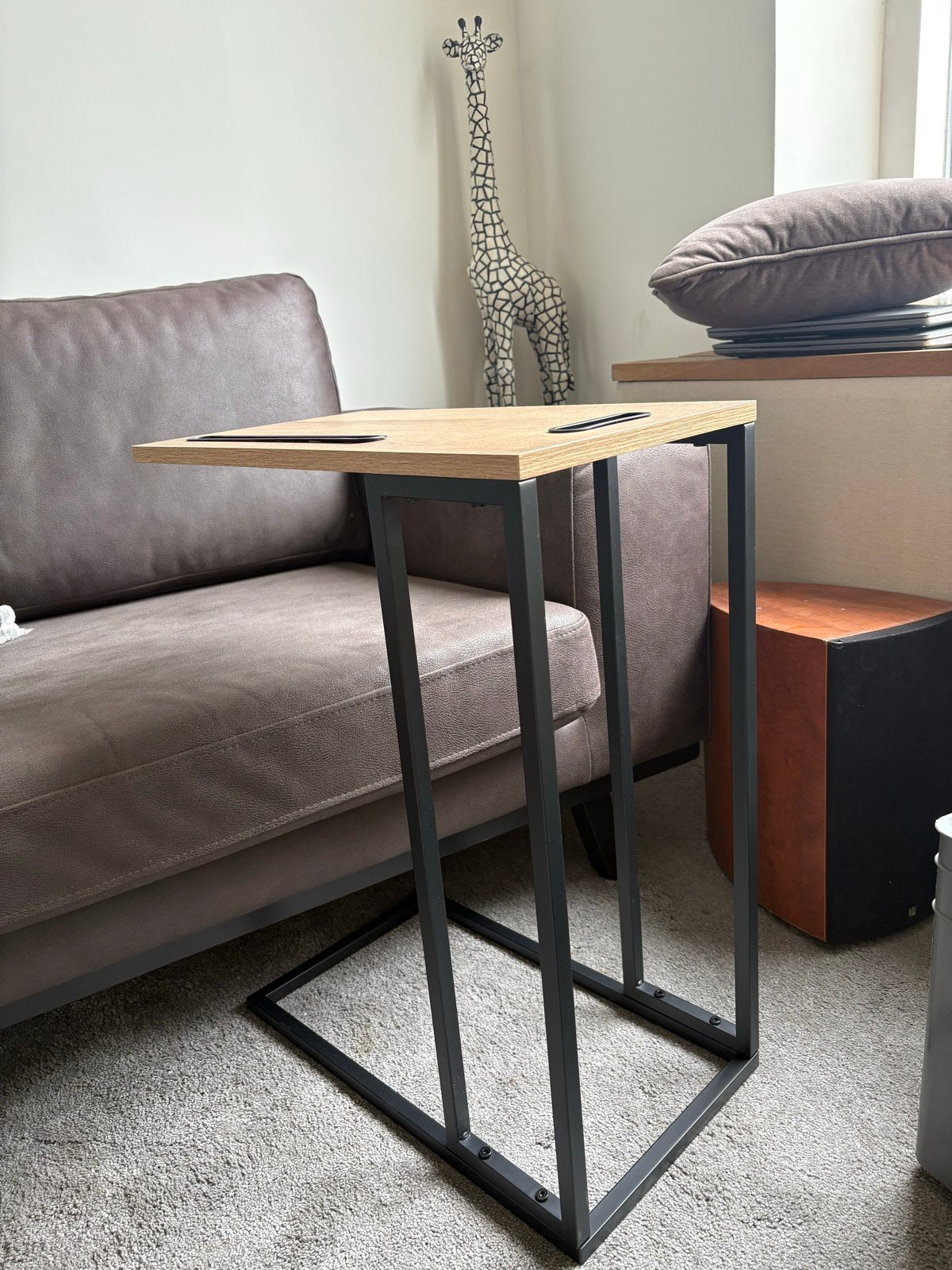 Bijzettafel met tablet/telefoonhouder - Nieuw in doos, Minder dan 55 cm, -, -, Nieuw