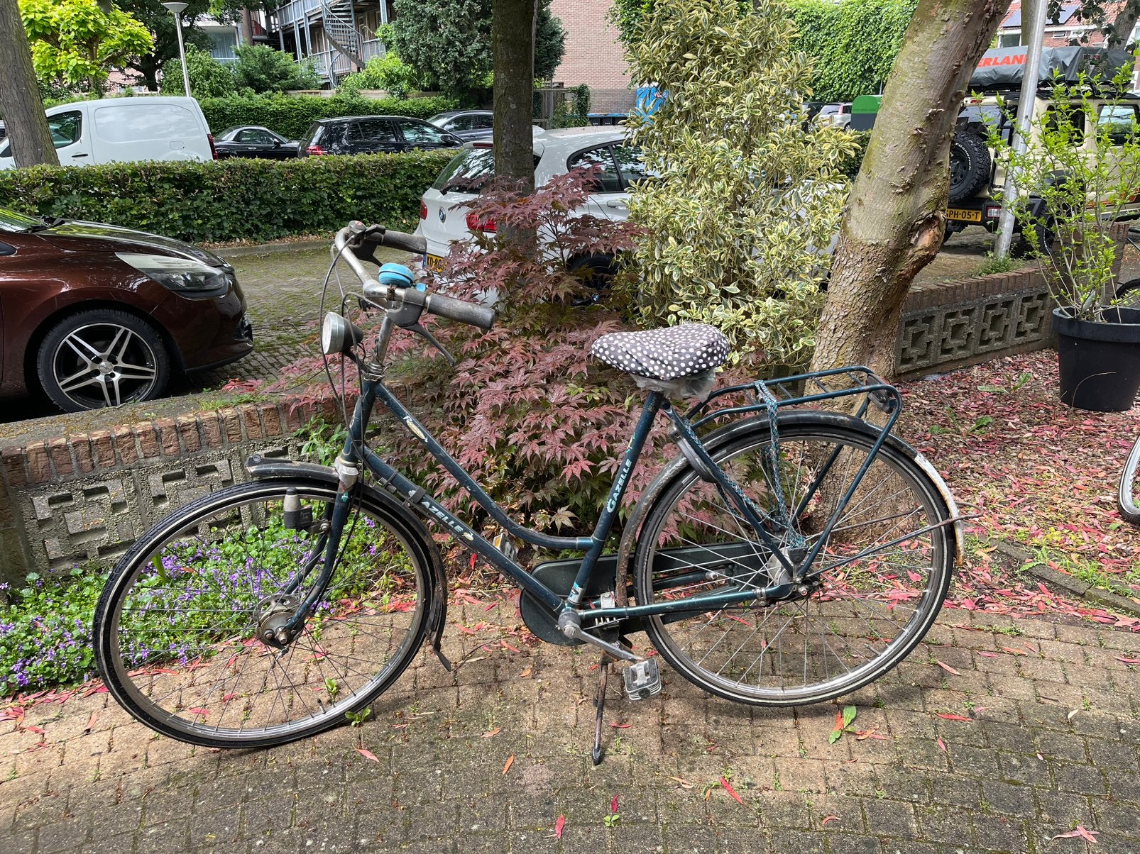 Oude gazelle fiets, Fietsen en Brommers, Fietsen | Dames | Damesfietsen, Ophalen, Gebruikt, Gazelle