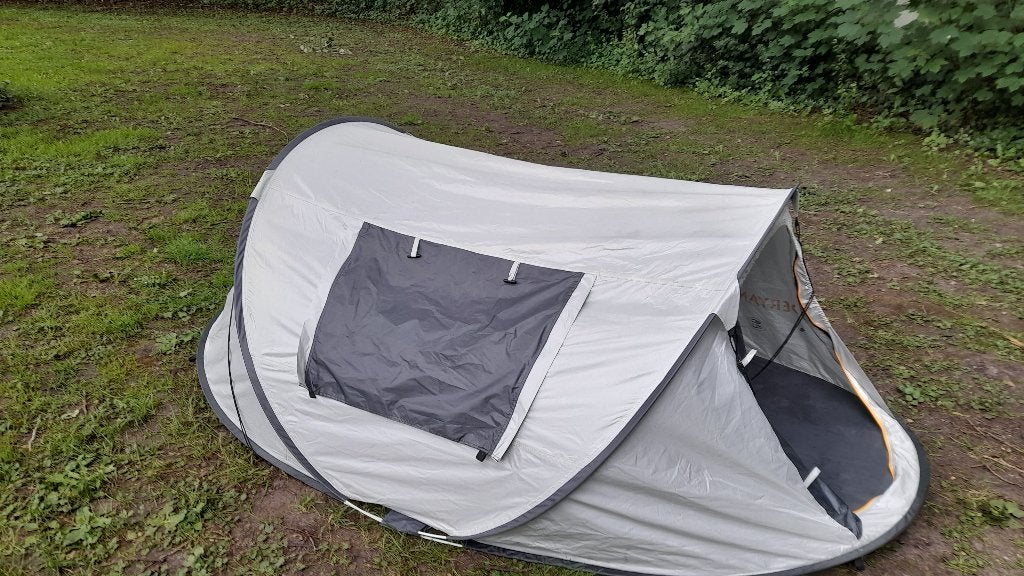 pop-up tentje, Caravans en Kamperen, Ophalen, Zo goed als nieuw, Tot en met 2