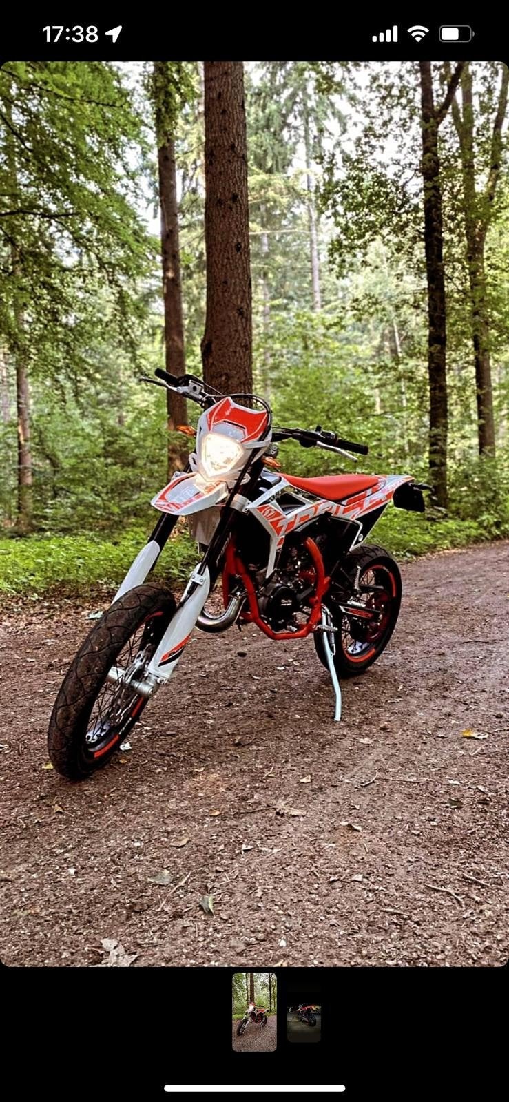 Beta RR 50 Track, Ophalen, Zo goed als nieuw