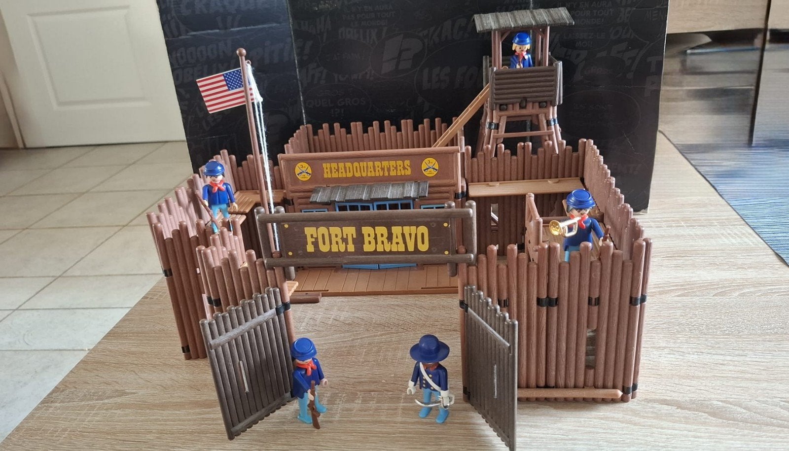 Playmobil; Fort met noordelijke soldaten, Ophalen of Verzenden, Gebruikt