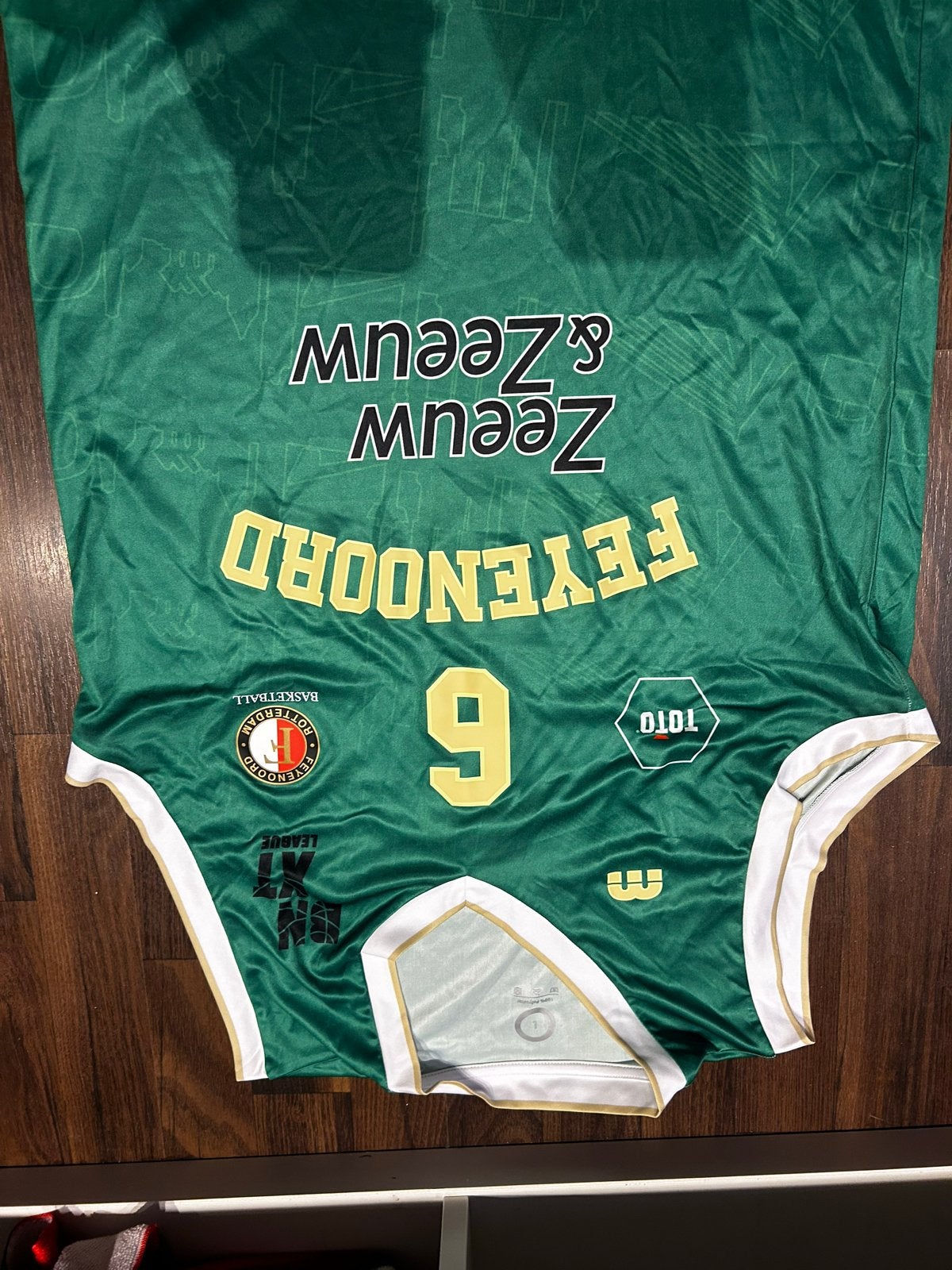 Feyenoord Basketbal Jersey - Groen Maat L, Ophalen of Verzenden, Zo goed als nieuw, Kleding