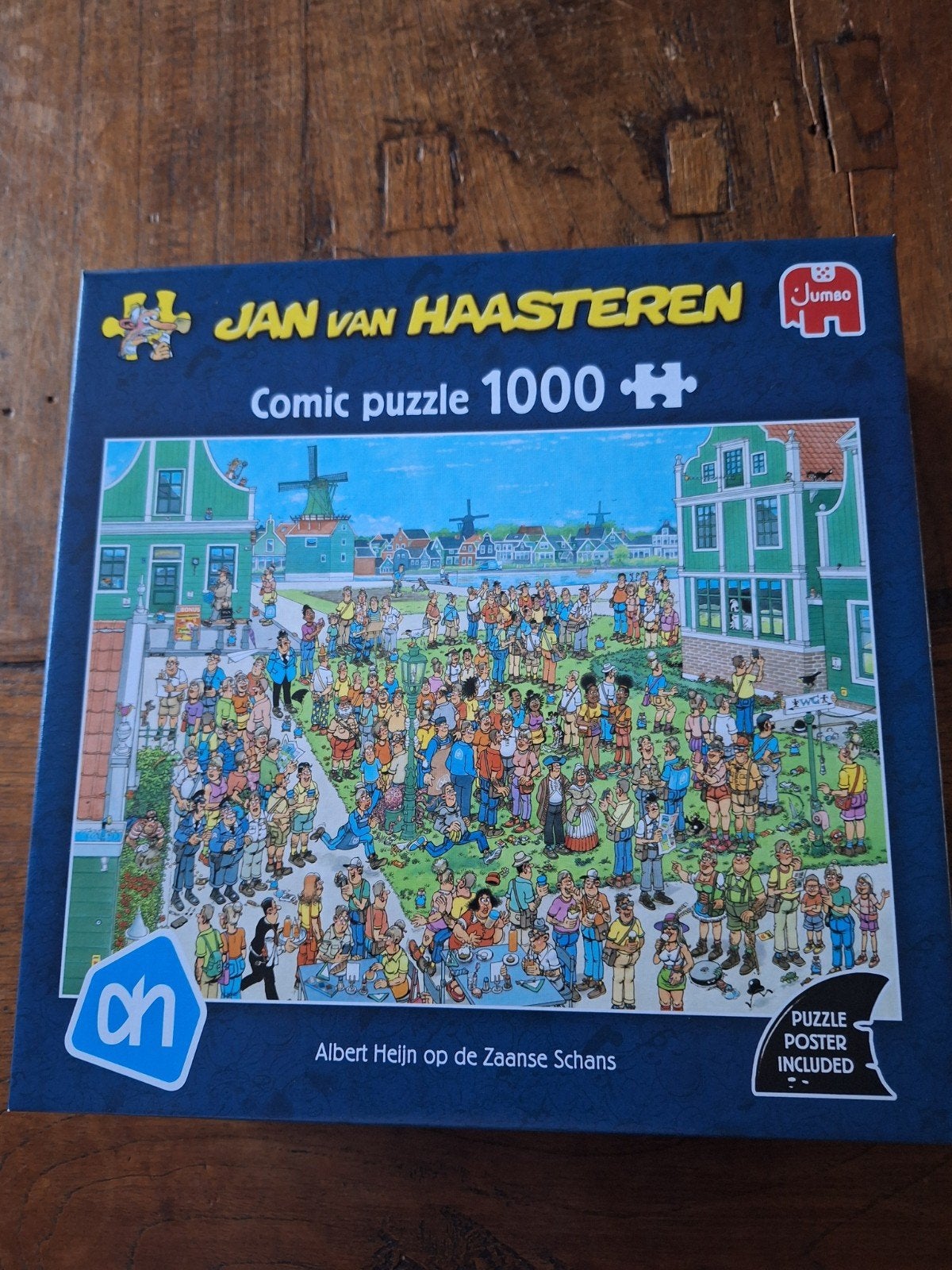 Jan van Haasteren Albert Heijn 1000 stukjes, Ophalen of Verzenden, 500 t/m 1500 stukjes, Zo goed als nieuw