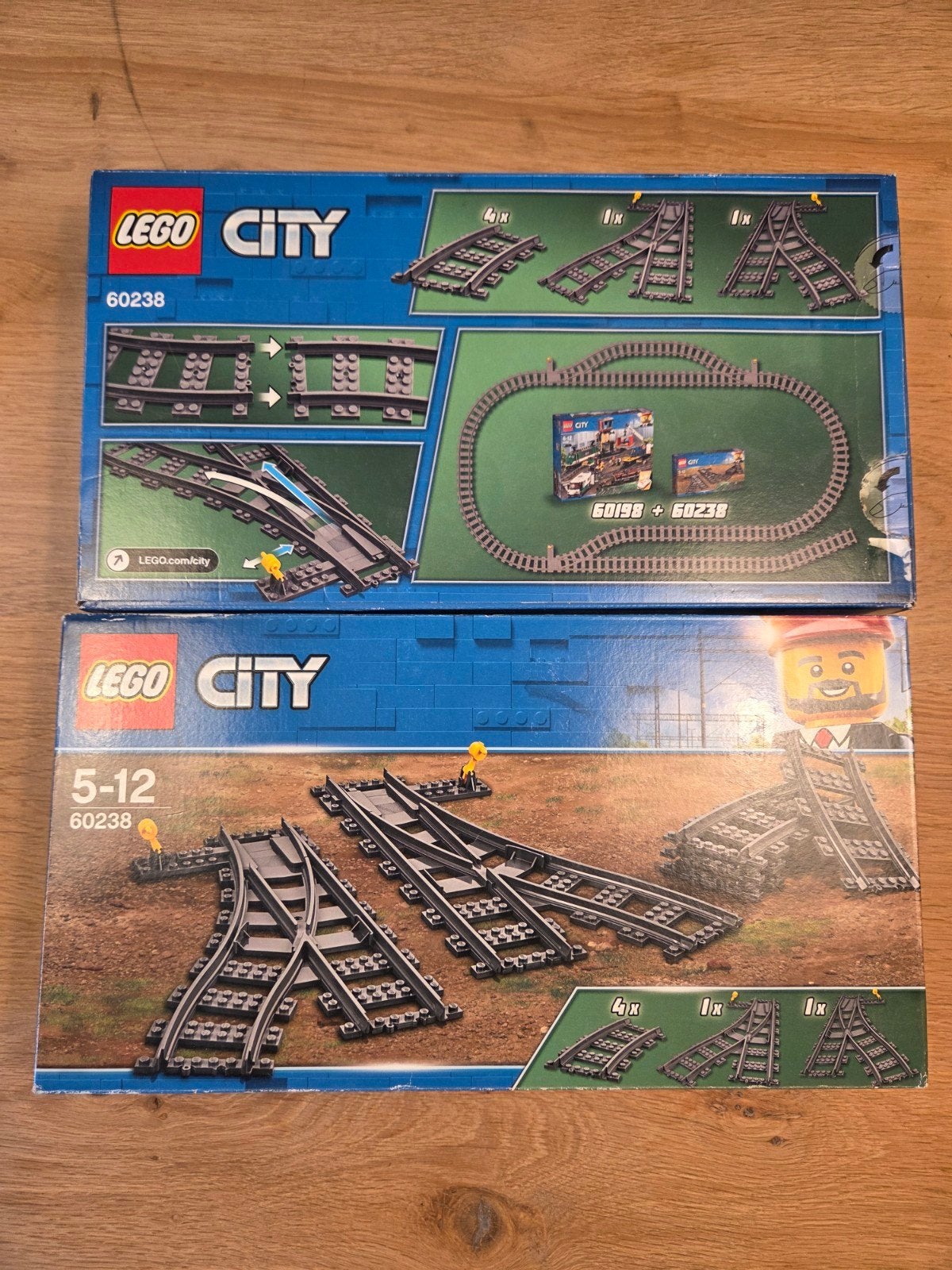 2x LEGO City Wisselset 60238 - Compleet, Ophalen of Verzenden, Zo goed als nieuw