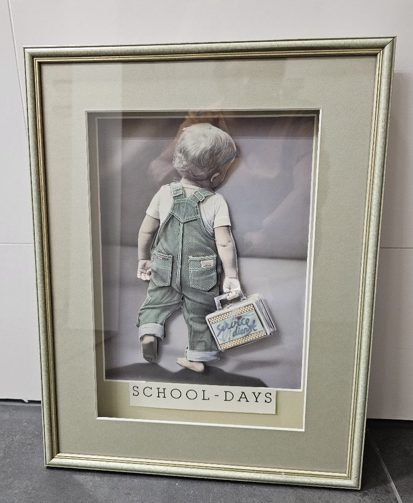 LEUKE INGELIJSTE 3D PRENT, Minder dan 50 cm, Gebruikt, Overige typen, Ophalen of Verzenden