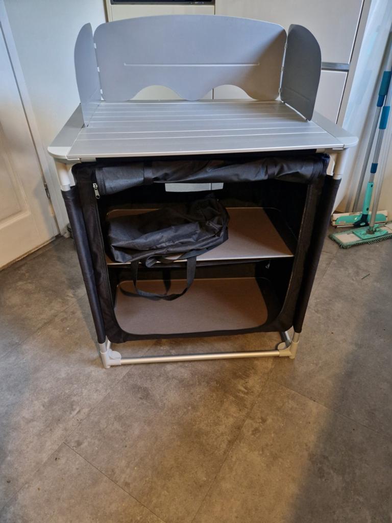 Tectake camping keukenkast, Ophalen of Verzenden, Zo goed als nieuw
