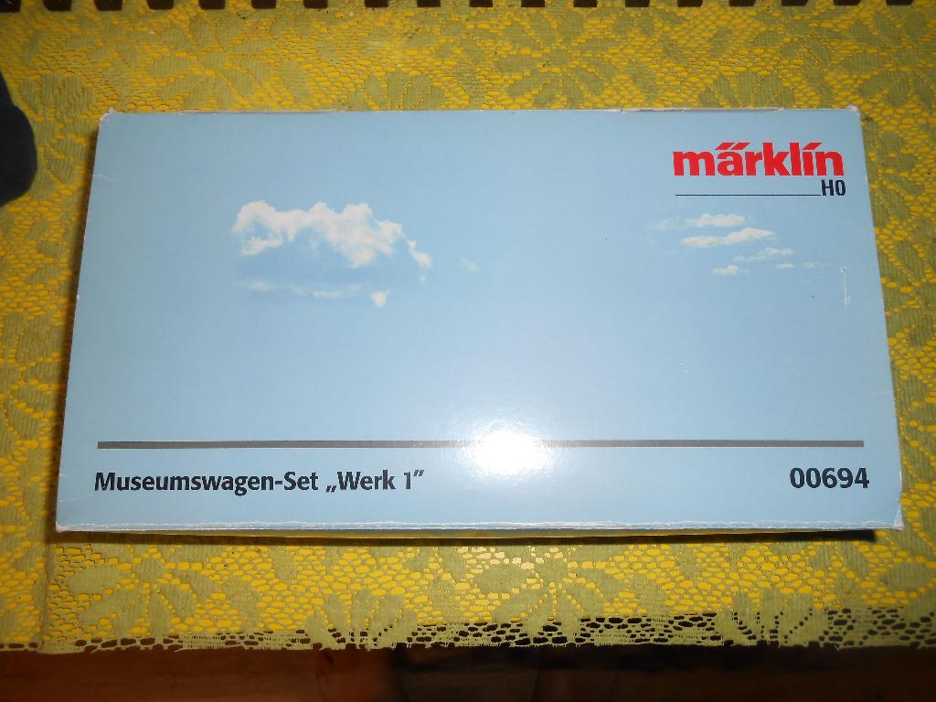 Märklin 00694 alleen de om doos, voor een museumwagen set, Wisselstroom, Overige typen, Nieuw, Ophalen of Verzenden