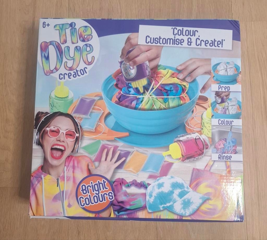 TIE DYE Creator Textielverf Set - Maak je eigen designs, Hobby en Vrije tijd, Knutselen, Ophalen of Verzenden, Nieuw
