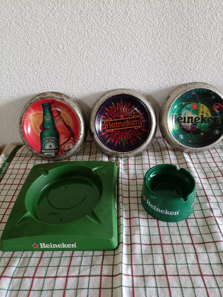 heineken asbakken, Ophalen of Verzenden, Zo goed als nieuw, Glas of Glazen, Heineken
