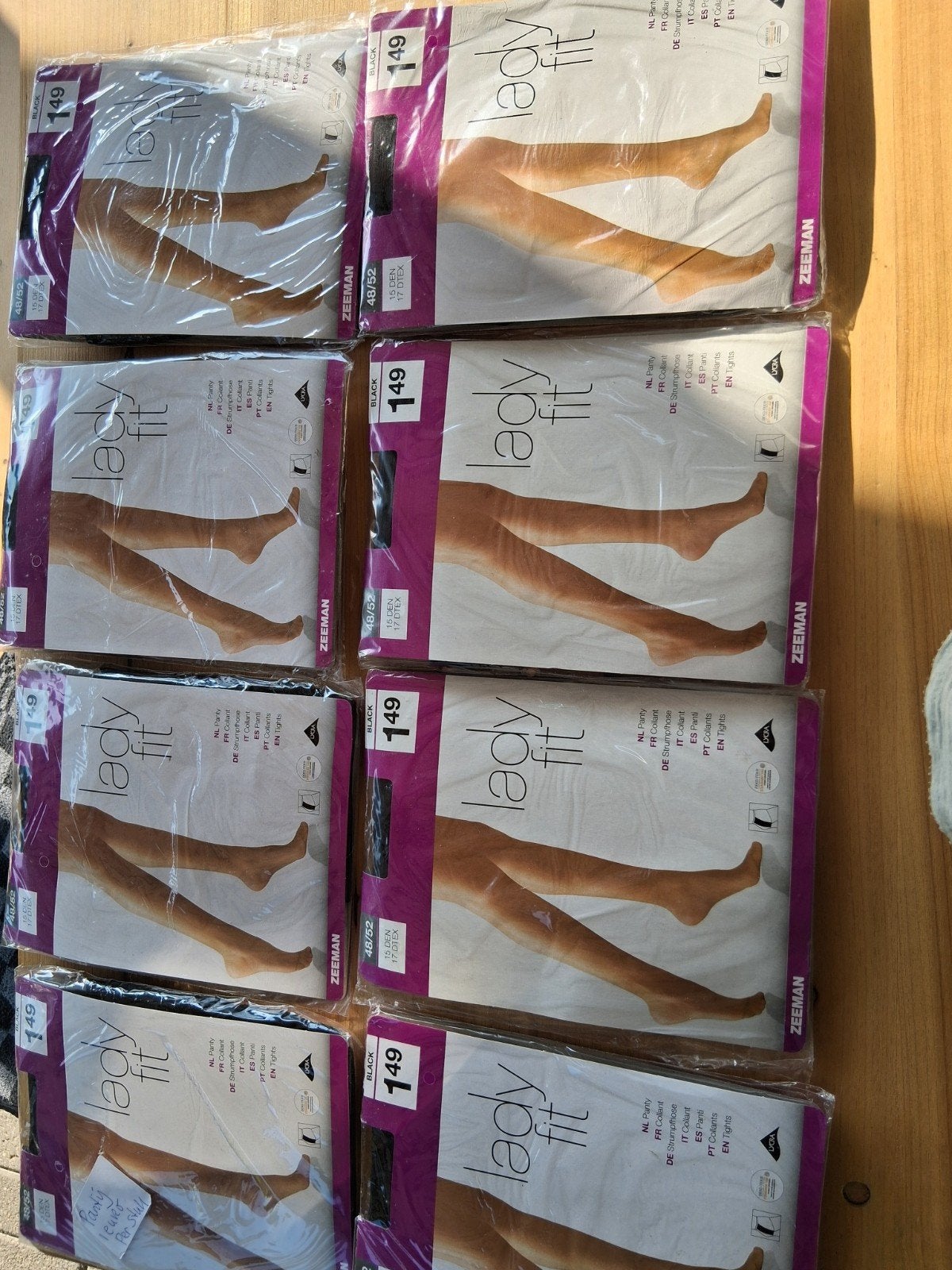 Nieuwe Zeeman Lady Fit Panty's - Maat 48/52 l, Zeeman, Zwart, Nieuw, Panty