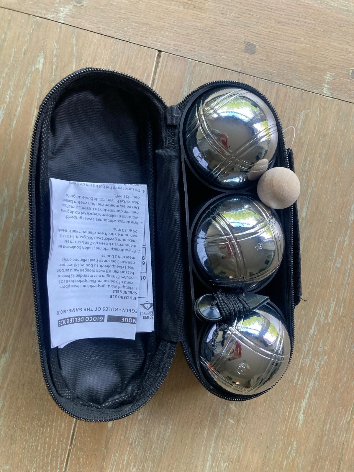 Jeu de Boules set in draagtas, Sport en Fitness, Ophalen, Nieuw