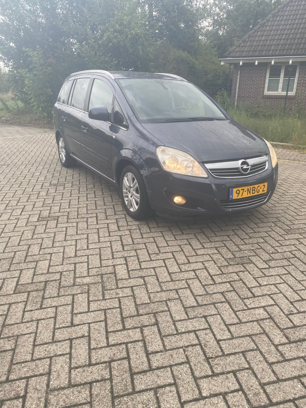 Opel Zafira 1.8 Easytronic 2010 Blauw, Stof, 4 cilinders, Blauw, Zafira