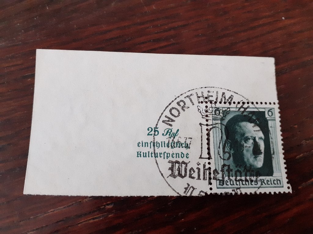 Duitse Rijk, zegel 1 uit blok 9, bieden vanaf € 2,00, Verzenden, Overige periodes, Gestempeld