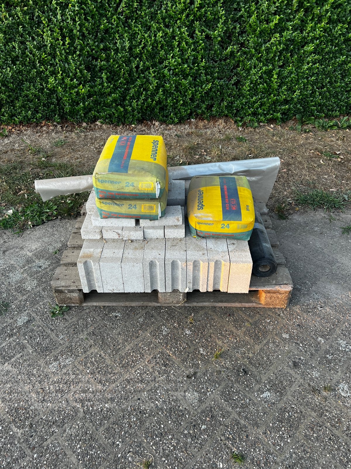 Metselstenen set + DPC folie + betonstortfolie, Ophalen of Verzenden, Nieuw, Beton