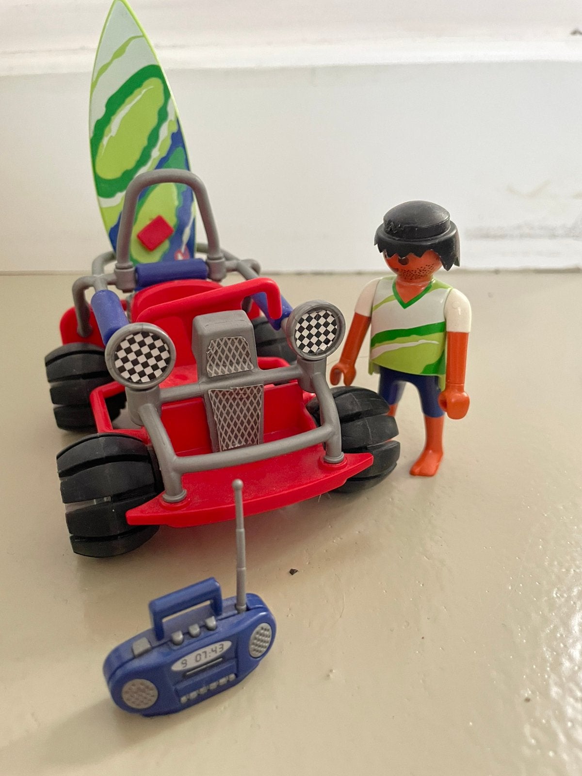Playmobil strandbuggy, surfplank, Ophalen, Zo goed als nieuw
