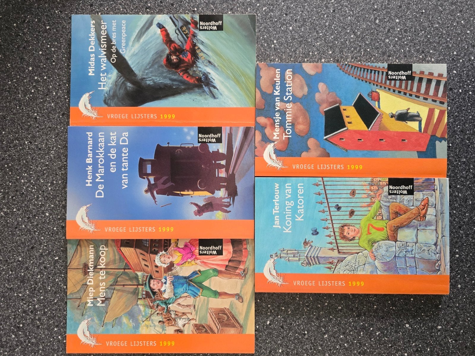 Vroege Lijsters Boekenpakket, Ophalen of Verzenden, Gelezen, Midas Dekkers, Miep Diekmann, Mensje van Keulen, Jan Terlouw, Fictie algemeen