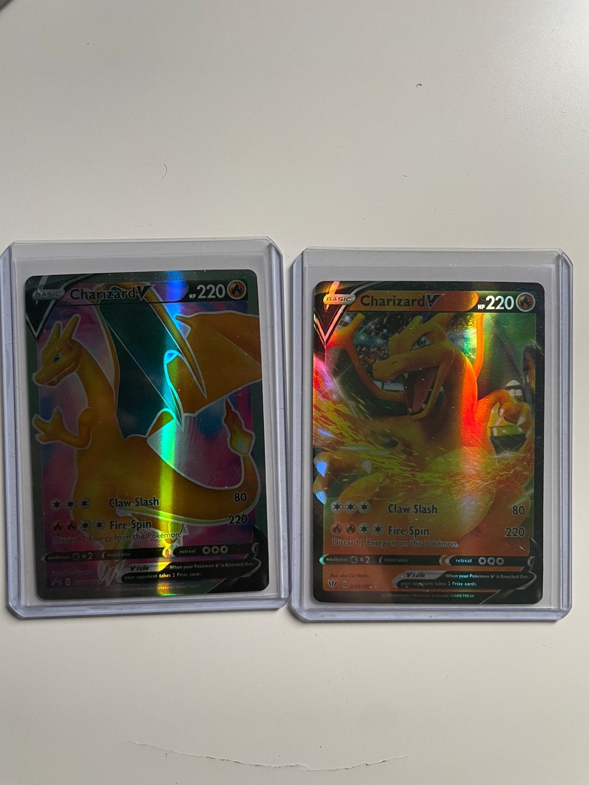 2 Charizard v, Ophalen of Verzenden