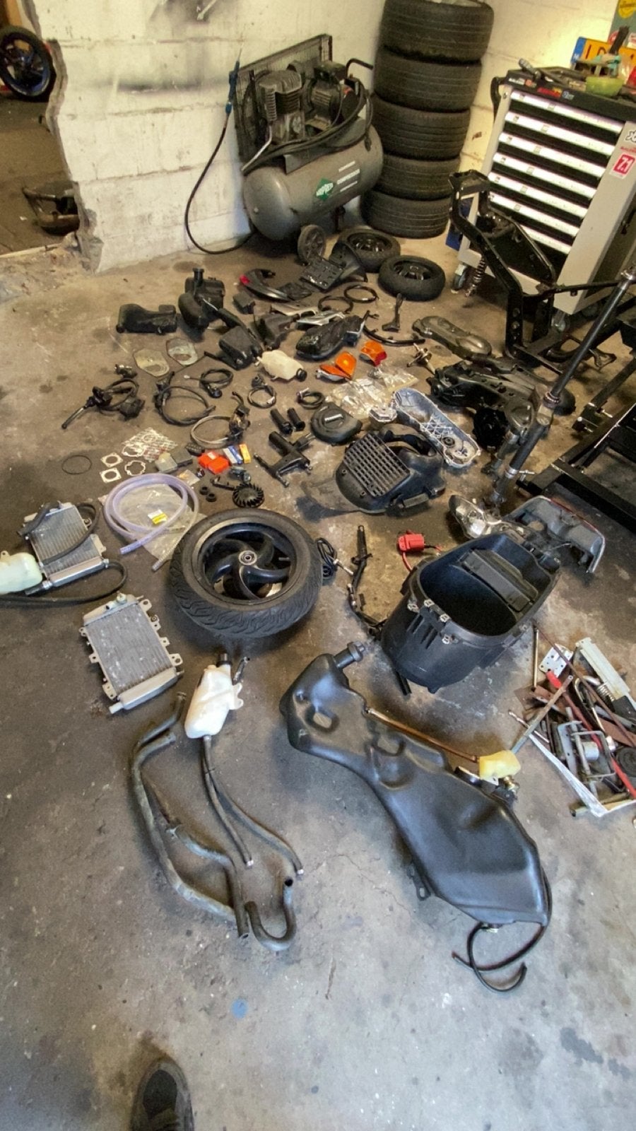 Piaggio, gilera onderdelen 50-180, Motoren, Ophalen