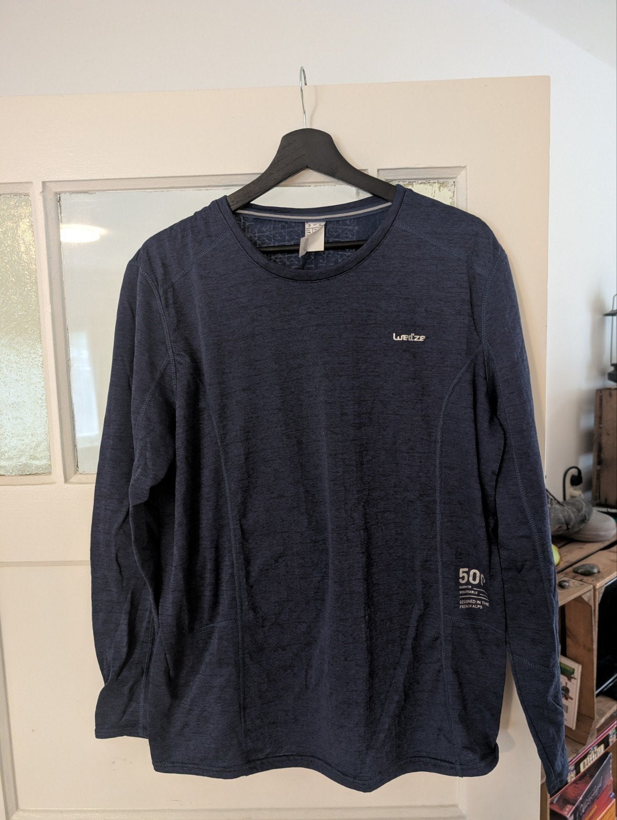 Heren thermoshirt lange mouwen - Wedze - Maat XL, Ophalen of Verzenden, Minder dan 100 cm, Kleding, Overige merken