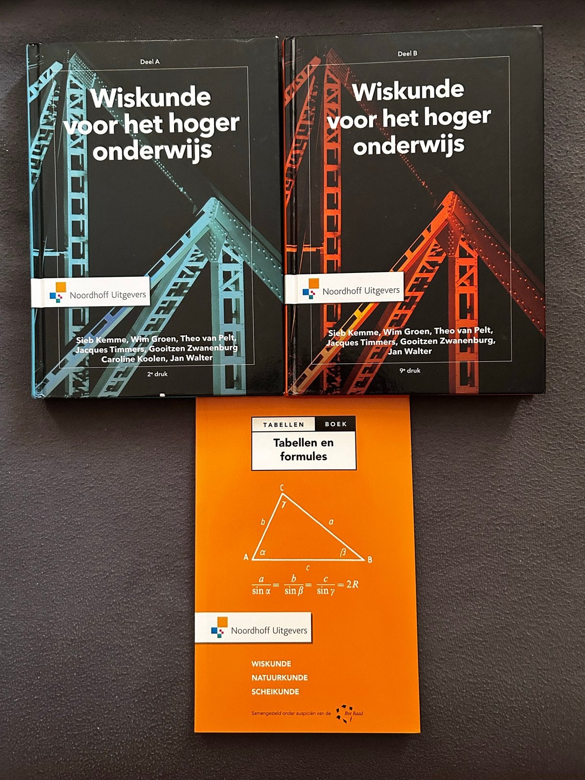 Wiskunde hoger onderwijs deel A & B + Tabellen en Formules, Ophalen of Verzenden, Beta, Gelezen, HBO