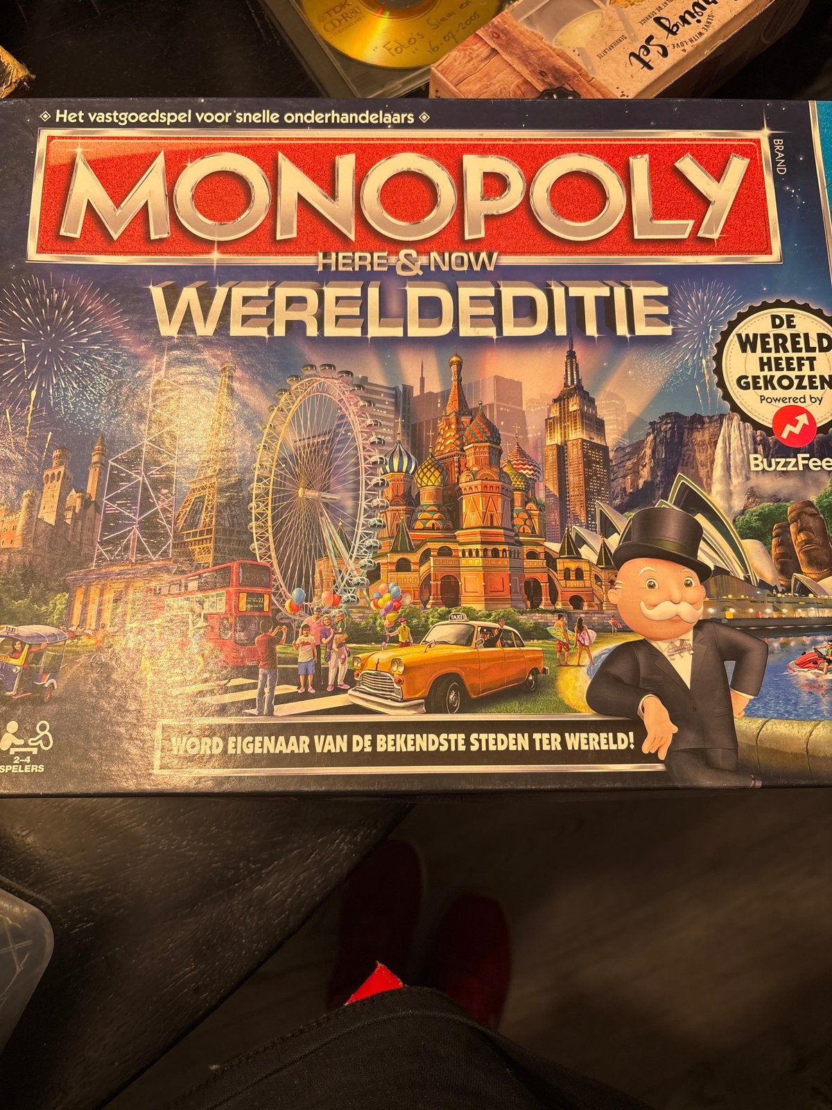 Monopoly Here & Now Wereldeditie Bordspel, Hobby en Vrije tijd, Gezelschapsspellen | Bordspellen, Drie of vier spelers, Ophalen of Verzenden