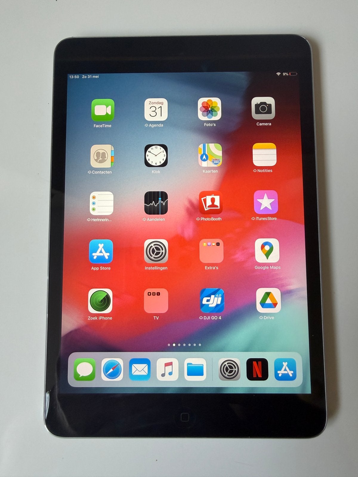 Apple iPad Mini 2 16GB Wifi Spacegrijs, Zwart, Ophalen of Verzenden, Zo goed als nieuw, 7 inch of minder