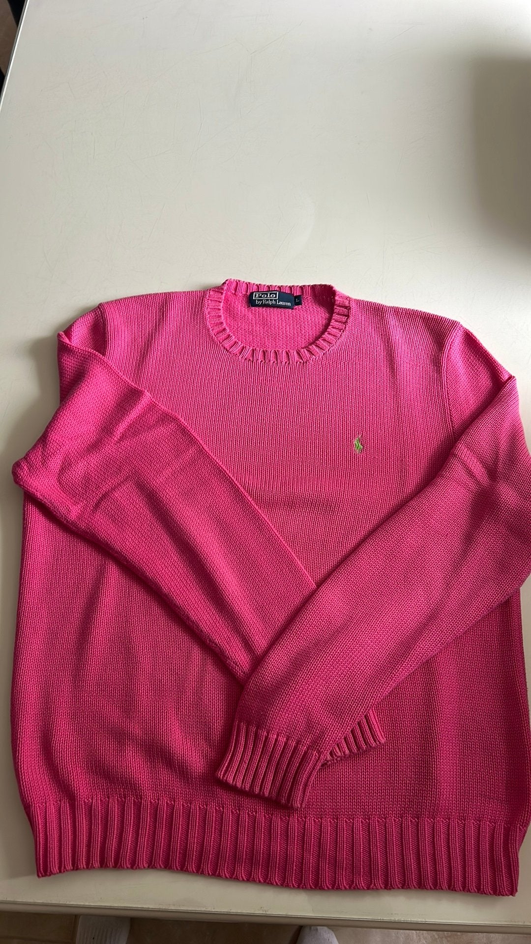 Ralph Lauren trui maat L, Ophalen of Verzenden, Zo goed als nieuw, Maat 52/54 (L), Roze