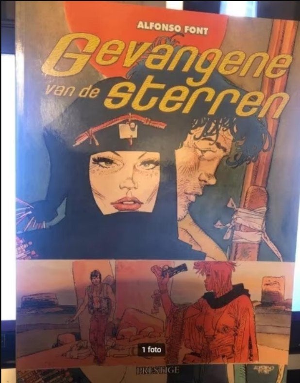 Gevangene van de sterren alfonso font 2009 a10, Eén stripboek, Ophalen of Verzenden, Zo goed als nieuw