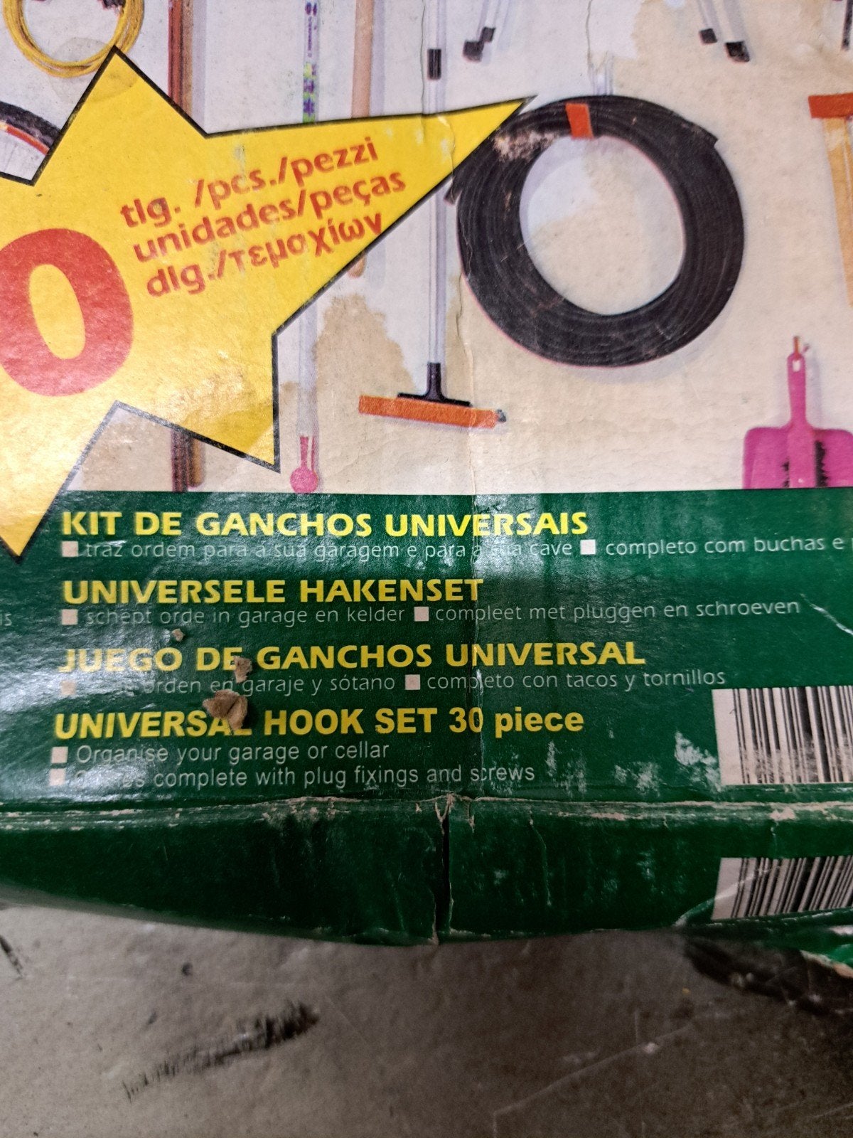 Universele Hakenset voor Schuur of Garage - 30-delig, Doe-het-zelf en Verbouw, Gereedschap | Handgereedschap, Ophalen