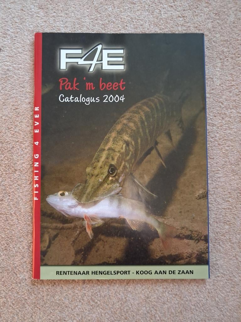 Hengelsportcatalogus F4E 2004 (Fishing for Ever), Ophalen of Verzenden