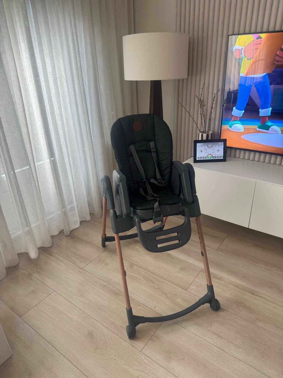 Maxi Cosi Minla kinderstoel - Grijs, inklapbaar, Kinderen en Baby's, Kinderstoelen, Ophalen of Verzenden, Gebruikt, Meegroeistoel
