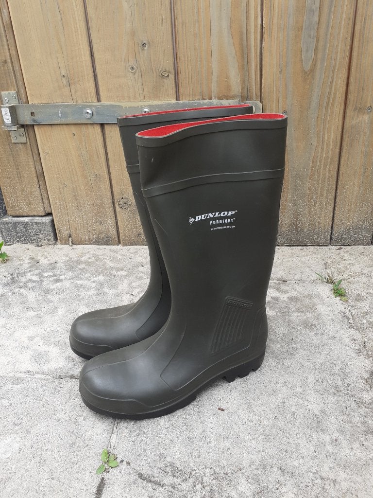 Rubberlaarzen stalen neus mt 45, Zwart, Nieuw, Ophalen of Verzenden, Werkschoenen