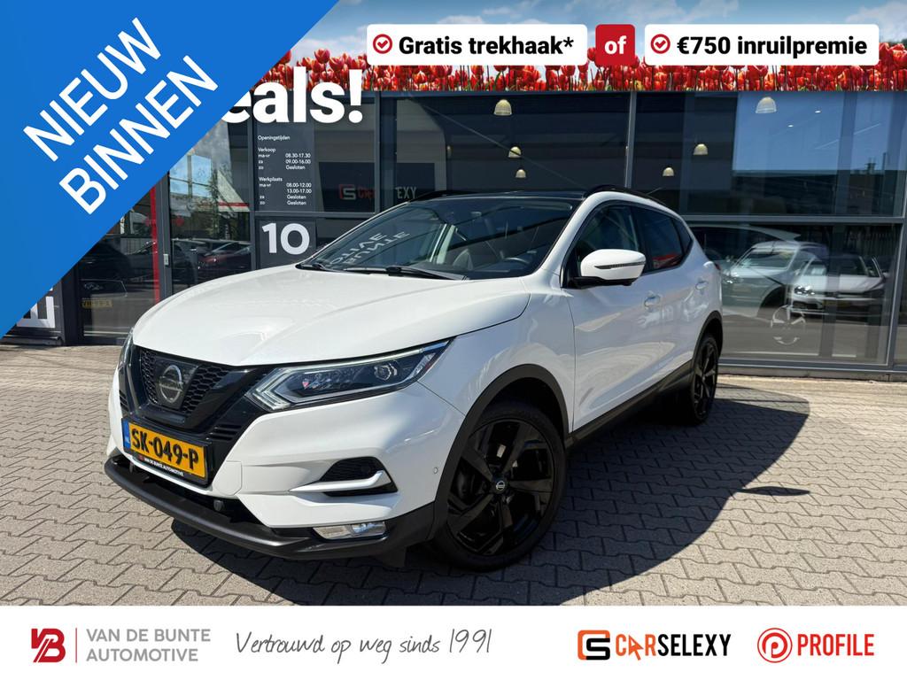 Nissan Qashqai 1.2 Tekna *Trekhaak & Black Pack*, Voorwielaandrijving, Gebruikt, Euro 6, 4 cilinders